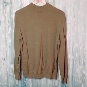 Cezani crewneck sweater olive green Medium